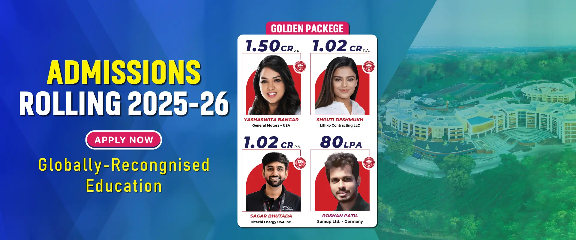 Sandip University Banner